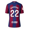 Officiële Voetbalshirt FC Barcelona Gundogan 22 Thuis 2023-24 - Heren